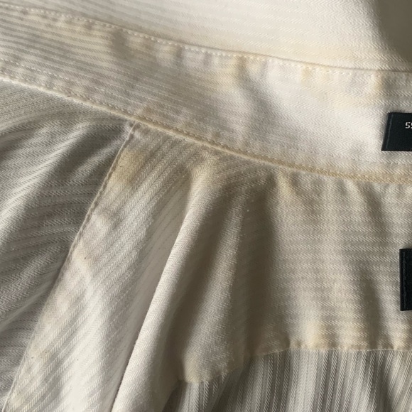 White striped button down shirt - Picture 5 of 7